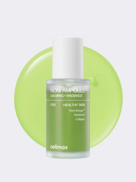 Тонизирующая ампульная сыворотка с экстрактом нони Celimax Noni Ampoule Calming + Radiance