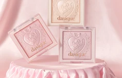 Хайлайтер для лица в лавандовом оттенке Dasique Luxe Glow Highlighter #03 Ice Lavender