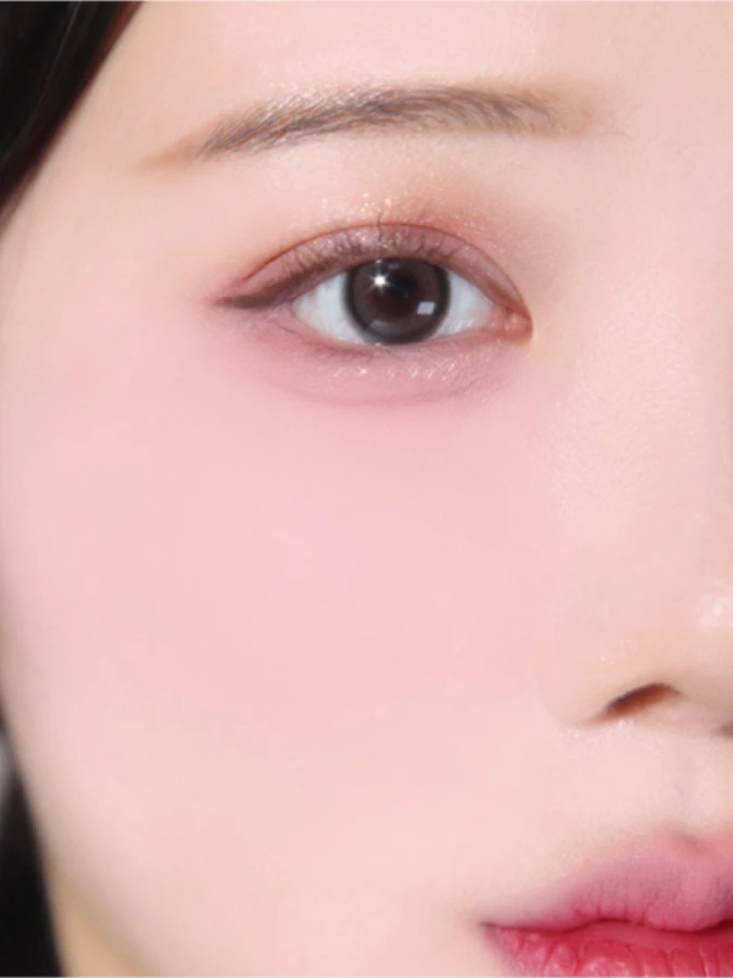 Мягкие румяна с сияющим финишем в лавандовом оттенке The Saem Jelly Blusher PP02 Baby Lavender