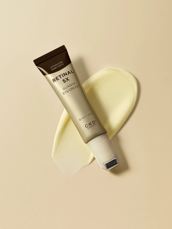 Разглаживающий крем-роллер для век с ретиналем CKD Retinal 5X Guasha Eye Cream