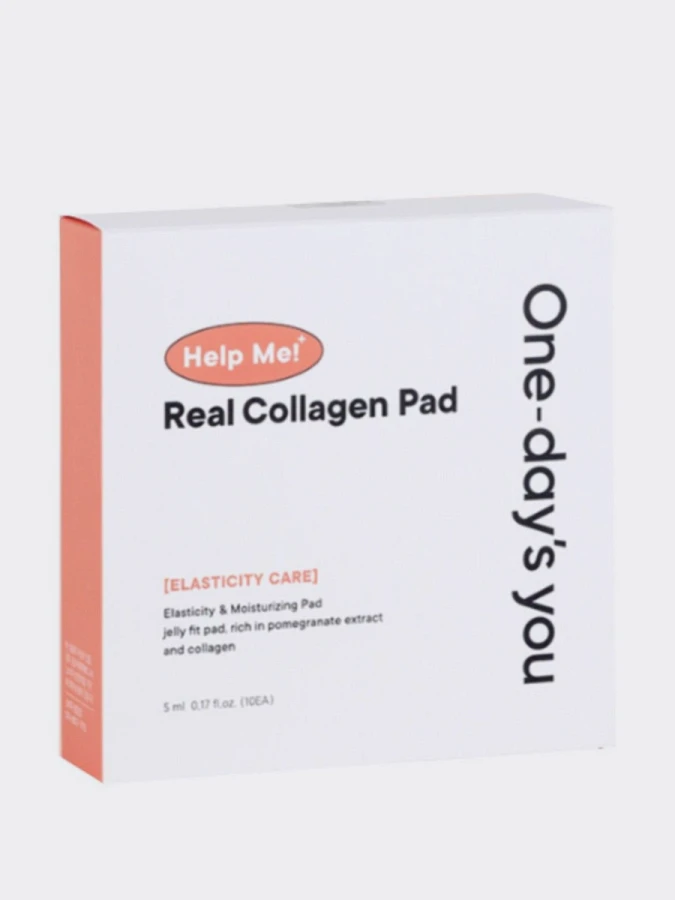 Отшелушивающие тонер-пэды с коллагеном TRAVEL One-Day's You Help Me Real Collagen Pad