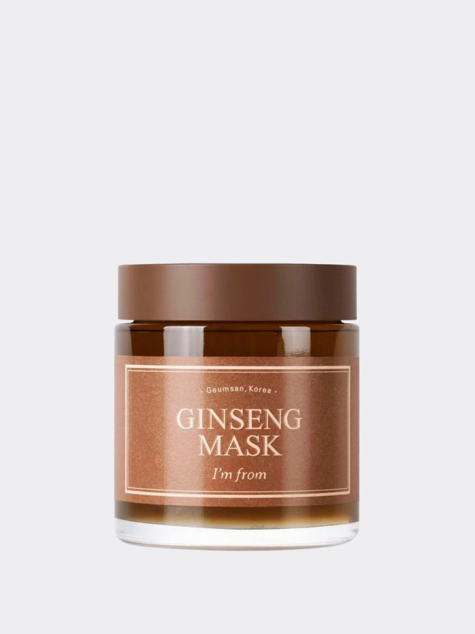 Подтягивающая смываемая маска с женьшенем I'm from Ginseng Mask