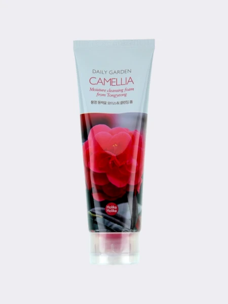 Смягчающая пенка для умывания с камелией HOLIKA HOLIKA Daily Garden Camellia Moisture Cleansing Foam Смягчающая пенка для умывания с камелией HOLIKA HOLIKA Daily Garden Camellia Moisture Cleansing Foam