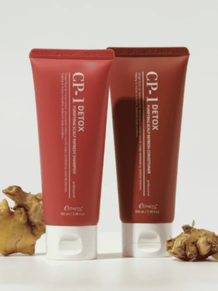 Себорегулирующий шампунь с экстрактом имбиря TRAVEL Esthetic House CP-1 Detox Purifying Scalp Refresh Shampoo