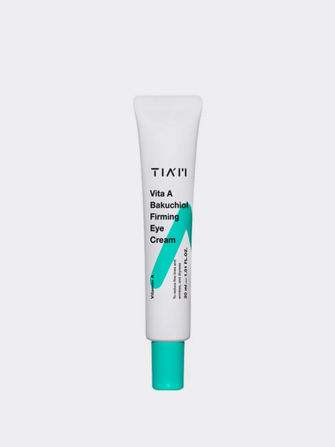 Укрепляющий крем для век с бакучиолом и витамином А TIAM Vita A Bakuchiol Firming Eye Cream