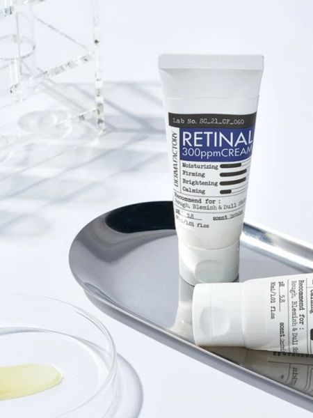 Мягкий разглаживающий ночной крем для лица с ретиналем Derma Factory Retinal 300ppm Cream