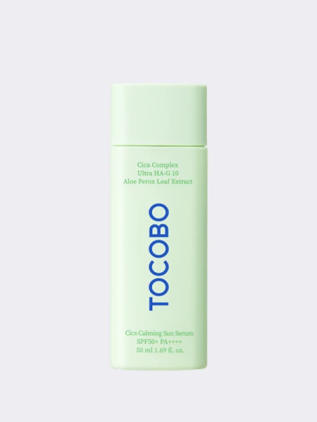 Солнцезащитный лосьон для лица с экстрактом центеллы TOCOBO Cica Calming Sun Serum SPF50+ PA++++ Солнцезащитный лосьон для лица с экстрактом центеллы TOCOBO Cica Calming Sun Serum SPF50+ PA++++