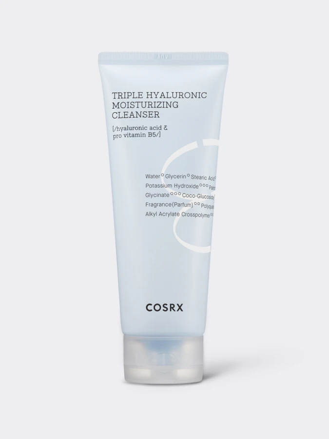 Очищающая пенка с комплексом гиалуроновой кислоты Cosrx Hydrium Triple Hyaluronic Moisturizing Cleanser