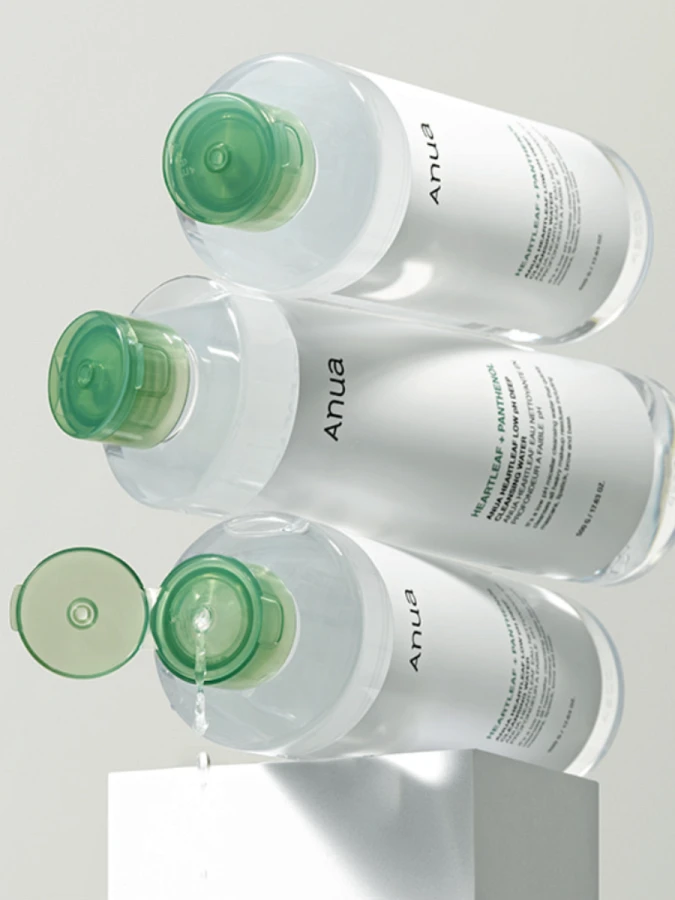 Обновлённая очищающая вода для снятия макияжа с экстрактом хауттюйнии ANUA HeartLeaf Low PH Deep Cleansing Water Обновлённая очищающая вода для снятия макияжа с экстрактом хауттюйнии ANUA HeartLeaf Low PH Deep Cleansing Water