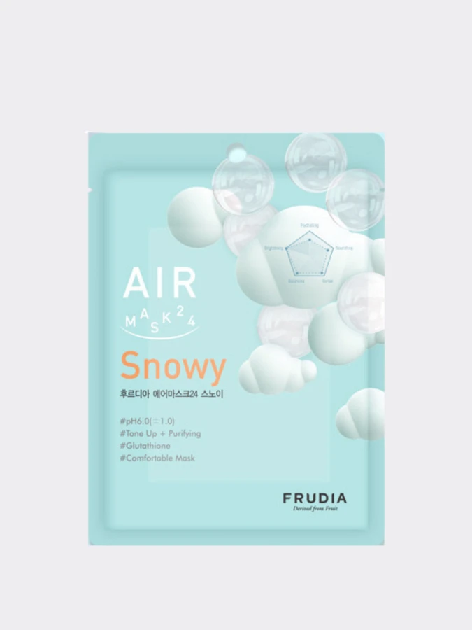 Обновляющая тканевая маска Frudia Air Mask 24 Snowy