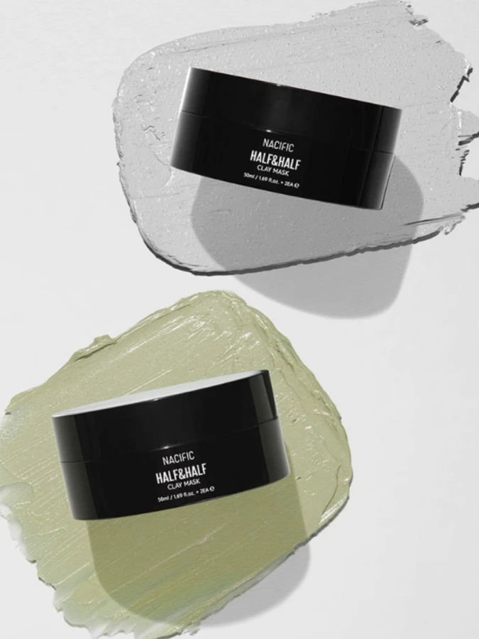 Двойная очищающая глиняная маска для лица Nacific Half And Half Clay Mask Двойная очищающая глиняная маска для лица Nacific Half And Half Clay Mask
