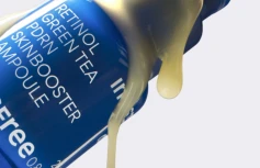 Укрепляющая сыворотка-бустер с ретинолом и ПДРН innisfree Retinol Green Tea PDRN Skinbooster Ampoule