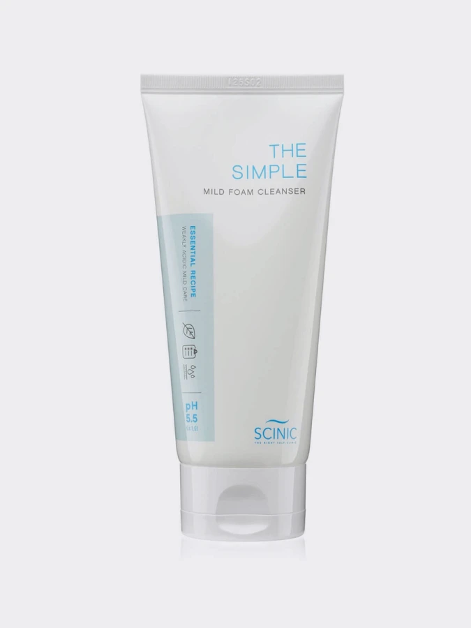 Слабокислотная пенка для умывания Scinic The Simple Mild Foam Cleanser Слабокислотная пенка для умывания Scinic The Simple Mild Foam Cleanser