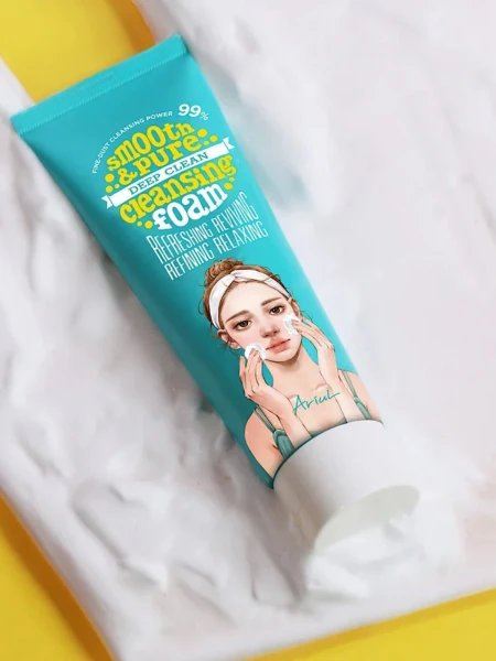 Глубокоочищающая пенка для умывания с растительными экстрактами Ariul Smooth & Pure Deep Clean Cleansing Foam