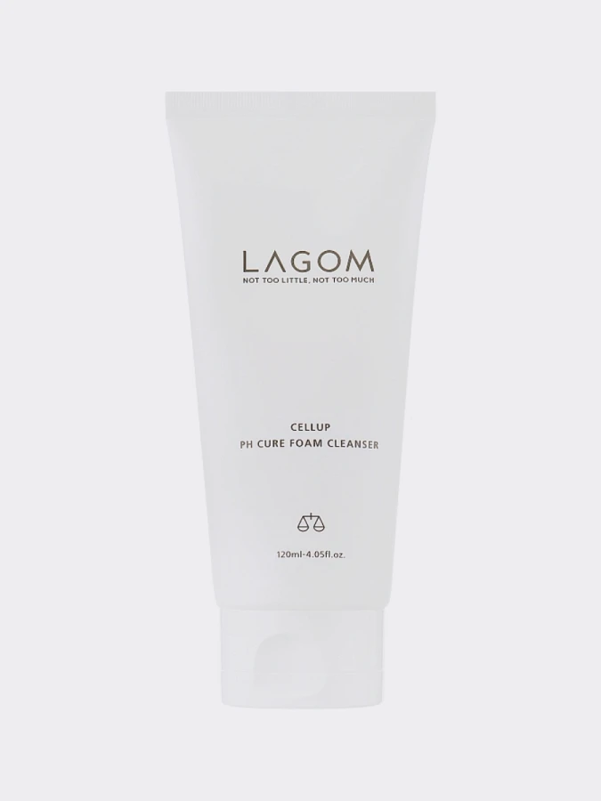 Мягкая пенка для умывания с нейтральным рН LAGOM Cellup pH Cure Foam Cleanser