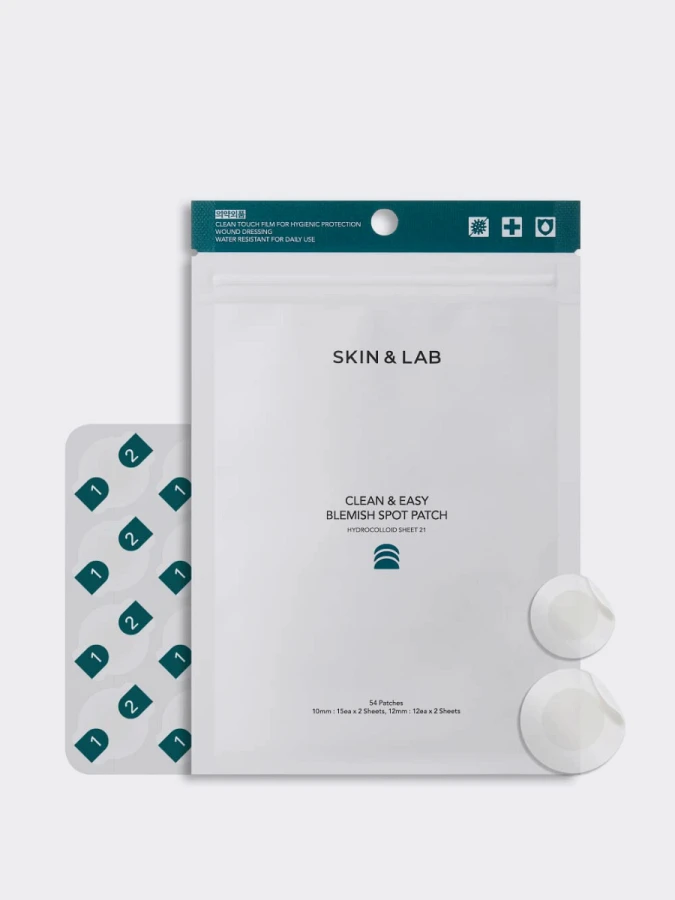 Патчи против воспалений SKIN&LAB Clean&Easy Blemish Spot Patch