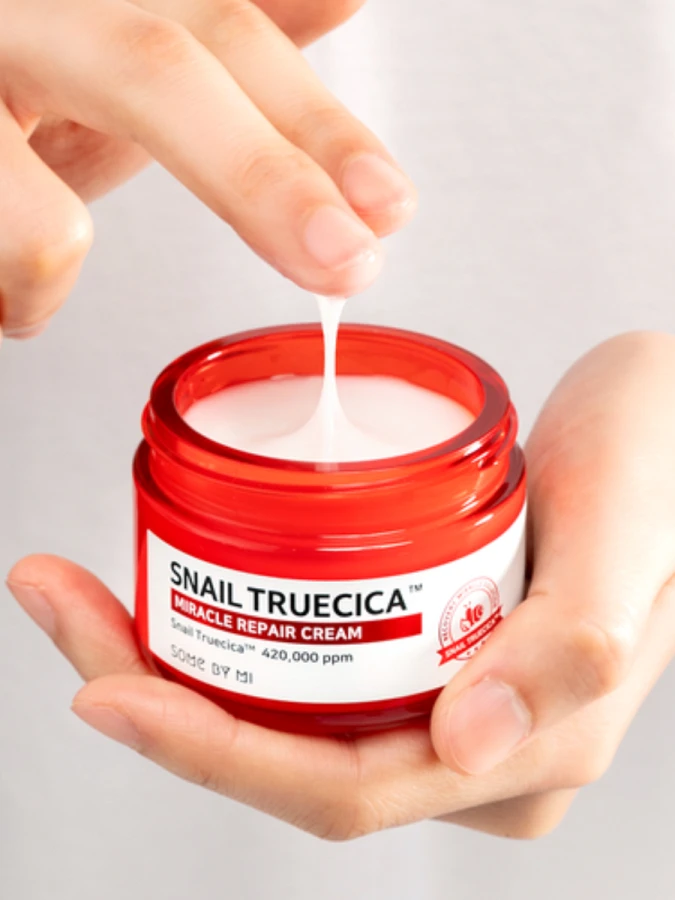 Крем с муцином чёрной улитки Some By Mi Snail Truecica Miracle Repair Cream