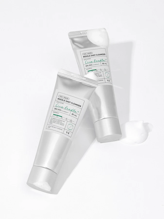 Глубокоочищающая пенка для умывания с микроиглами VT Reedle Shot Cleanser