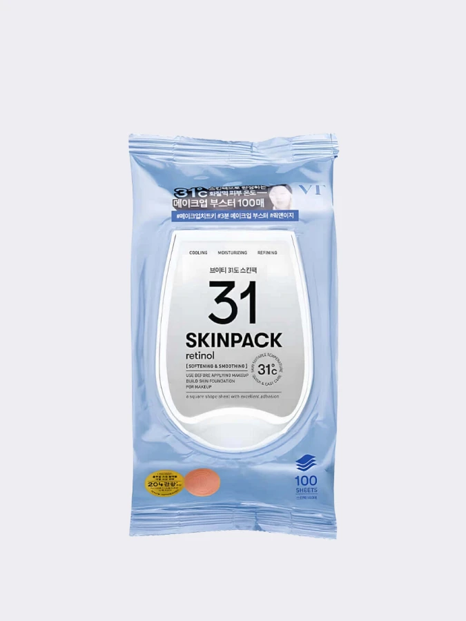 Обновляющие тонер-пэды с ретинолом и пептидами  VT Smooth Skin Pack Retinol