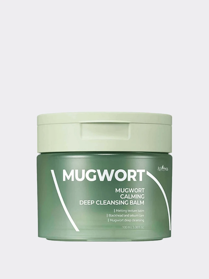 Успокаивающий гидрофильный бальзам с экстрактом полыни IsNtree Mugwort Calming Deep Cleansing Balm