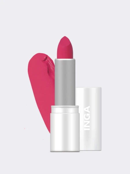 Помада для губ с полуматовым финишем INGA Powder Blur Lipstick Pink In The City