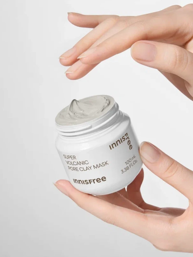 Глиняная маска для сужения пор с вулканическим пеплом innisfree Super Volcanic Pore Clay Mask