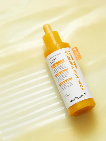 Смываемая пилинг-сыворотка с куркумой Medicube Kojic Acid Turmeric Peel Shot