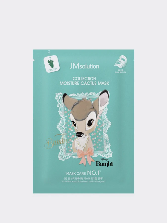 Увлажняющая тканевая маска с экстрактом кактуса JMSolution Disney Collection Moisture Cactus Mask