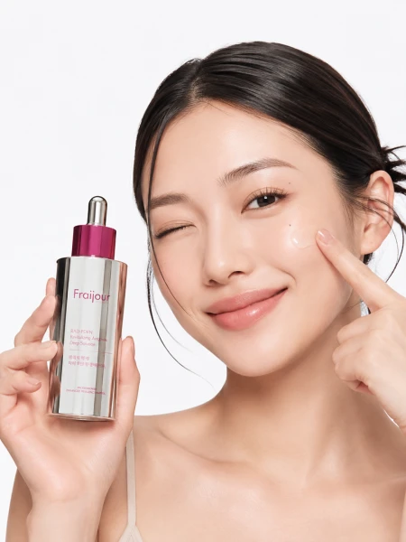 Разглаживающая капсульная сыворотка с ПДРН Fraijour NAD⁺ PDRN Renew Ampoule Incapsule Rose