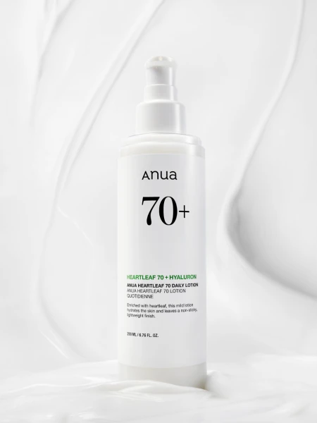 Успокаивающий лосьон-эмульсия для лица с экстрактом хауттюйнии ANUA Heartleaf 70% Daily Lotion Успокаивающий лосьон-эмульсия для лица с экстрактом хауттюйнии ANUA Heartleaf 70% Daily Lotion