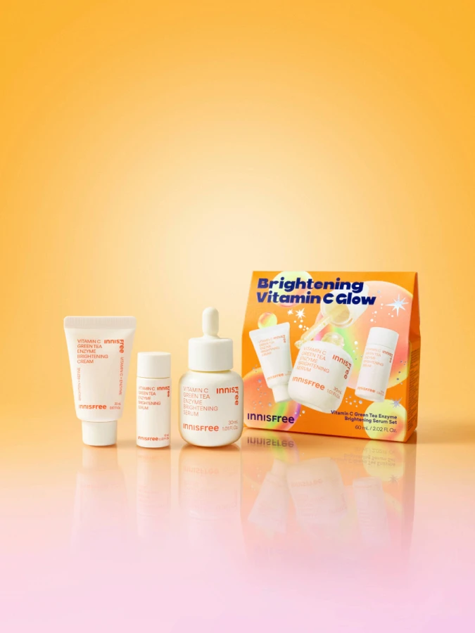 Подарочный набор для ровного тона кожи с витамином С innisfree Brightening Vitamin C Glow Set