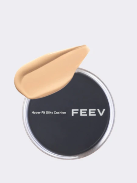 Тональный кушон с полуматовым финишем FEEV Hyper-fit Silky Cushion 02 Nude Fit Тональный кушон с полуматовым финишем FEEV Hyper-fit Silky Cushion 02 Nude Fit