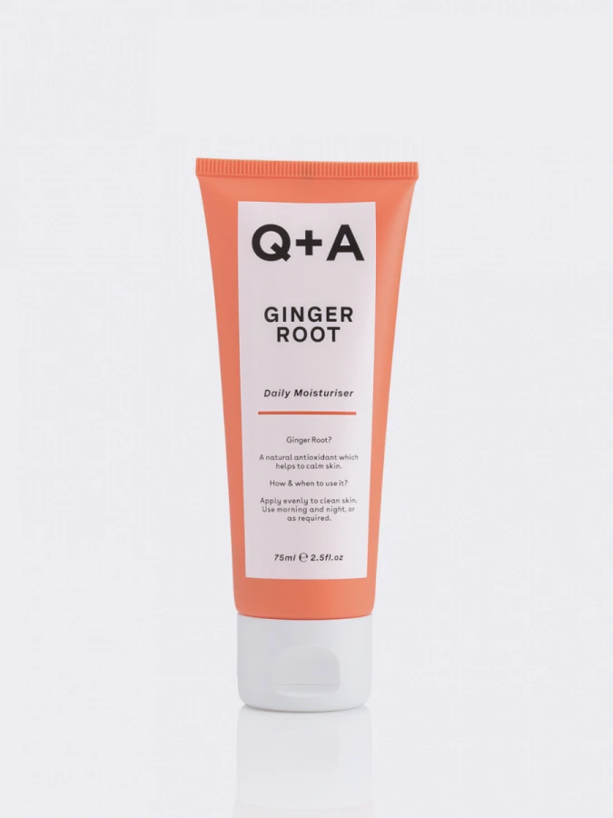 Освежающий крем для лица с экстрактом корня имбиря Q+A Ginger Root Daily Moisturizer