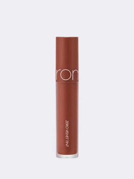 Вельветовый тинт с матовым финишем красно-ореховом оттенке rom&nd Zero Velvet Tint 28 Spicy Nut