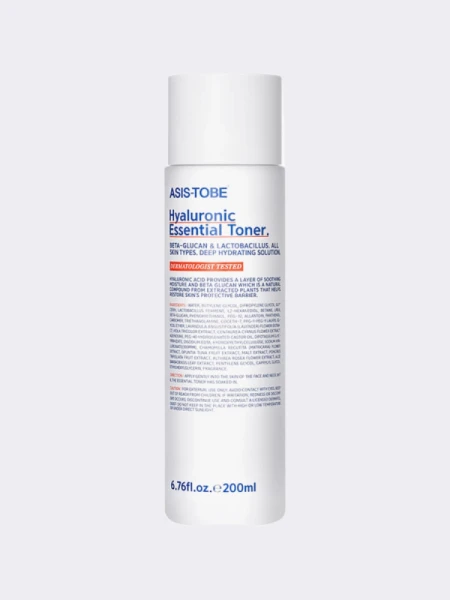 Насыщенный увлажняющий тонер для лица с гиалуроновой кислотой ASIS-TOBE Hyaluronic Essential Toner Насыщенный увлажняющий тонер для лица с гиалуроновой кислотой ASIS-TOBE Hyaluronic Essential Toner