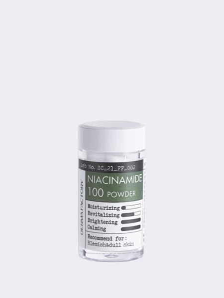 Обогащающая пудра ниацинамида Derma Factory Niacinamide 100 Powder Обогащающая пудра ниацинамида Derma Factory Niacinamide 100 Powder
