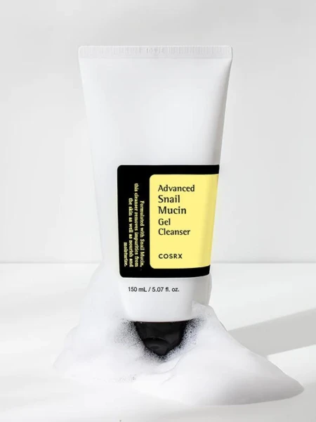 Мягкий гель для умывания с муцином улитки COSRX Advanced Snail Mucin Power Gel Cleanser Мягкий гель для умывания с муцином улитки COSRX Advanced Snail Mucin Power Gel Cleanser