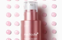 Интенсивная разглаживающая сыворотка для лица со спикулами и ПДРН Medicube PDRN Pink Exosome Shot Serum 7500