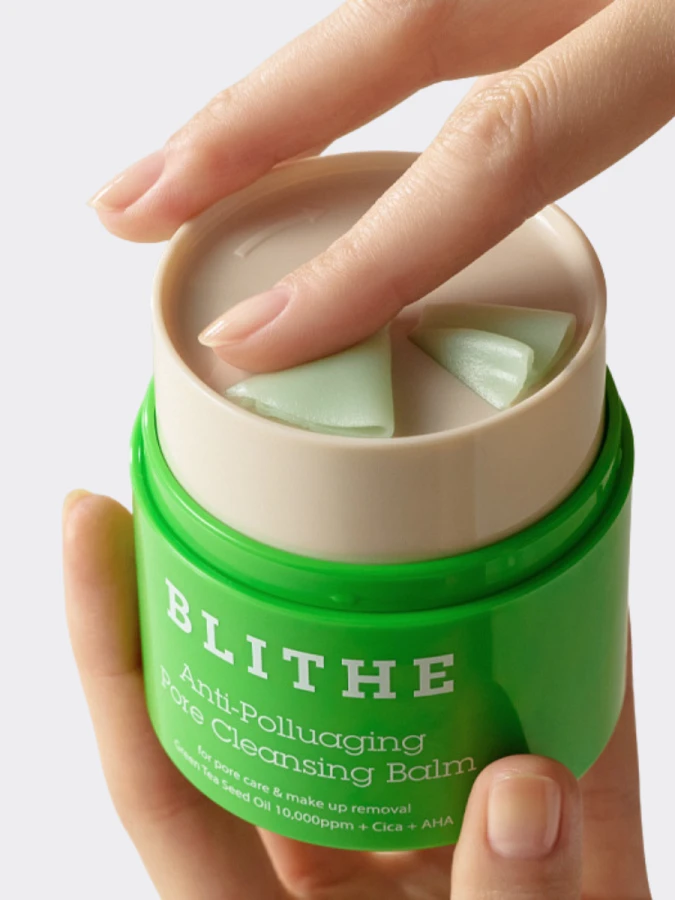 Очищающий гидрофильный бальзам с успокаивающими экстрактами Blithe Anti-Polluaging Pore Cleansing Balm