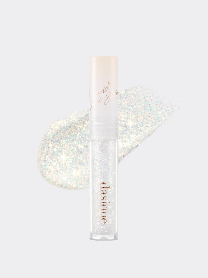 Жидкие декоративные блёстки для век Dasique Starlit Jewel Liquid Glitter #01 Frozen Gold