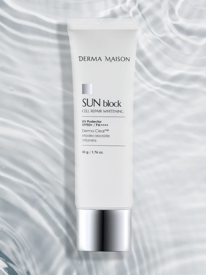 Солнцезащитный крем SPF50+PA++++ MEDI-PEEL Derma Maison Sun Block Cell Repair Whitening