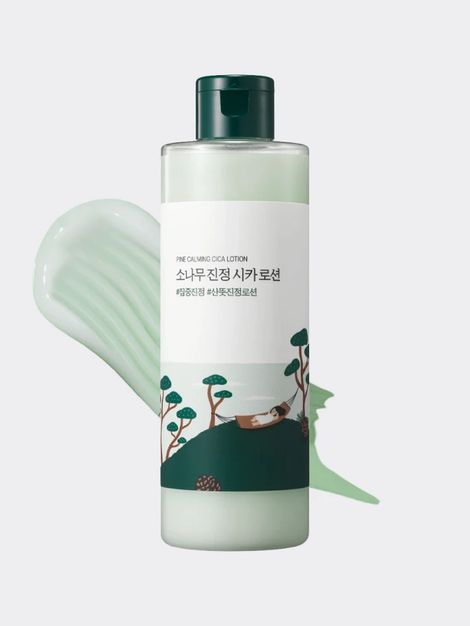 Противовоспалительный лосьон-эмульсия для лица с экстрактом сосны и центеллы Round Lab Pine Calming Cica Lotion
