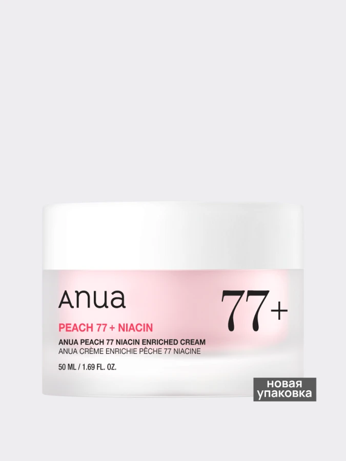 Смягчающий крем для лица с экстрактом персика и ниацинамидом ANUA Peach 77% Niacin Enriched Cream
