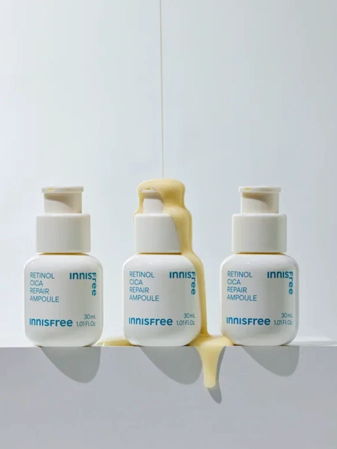 Успокаивающая сыворотка для лица с ретинолом и экстрактом центеллы innisfree Retinol Cica Repair Ampoule Успокаивающая сыворотка для лица с ретинолом и экстрактом центеллы innisfree Retinol Cica Repair Ampoule