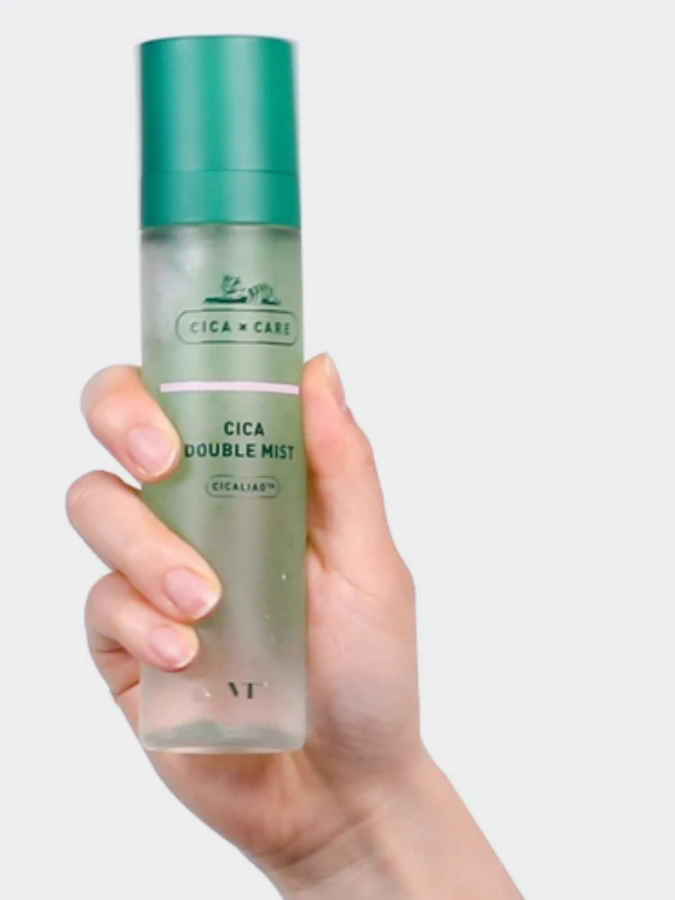 Успокаивающий мист для лица с центеллой VT Cosmetics Cica Double Mist