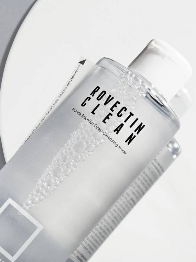 Жидкость для снятия макияжа ROVECTIN Clean Micellar Marine Deep Cleansing Water