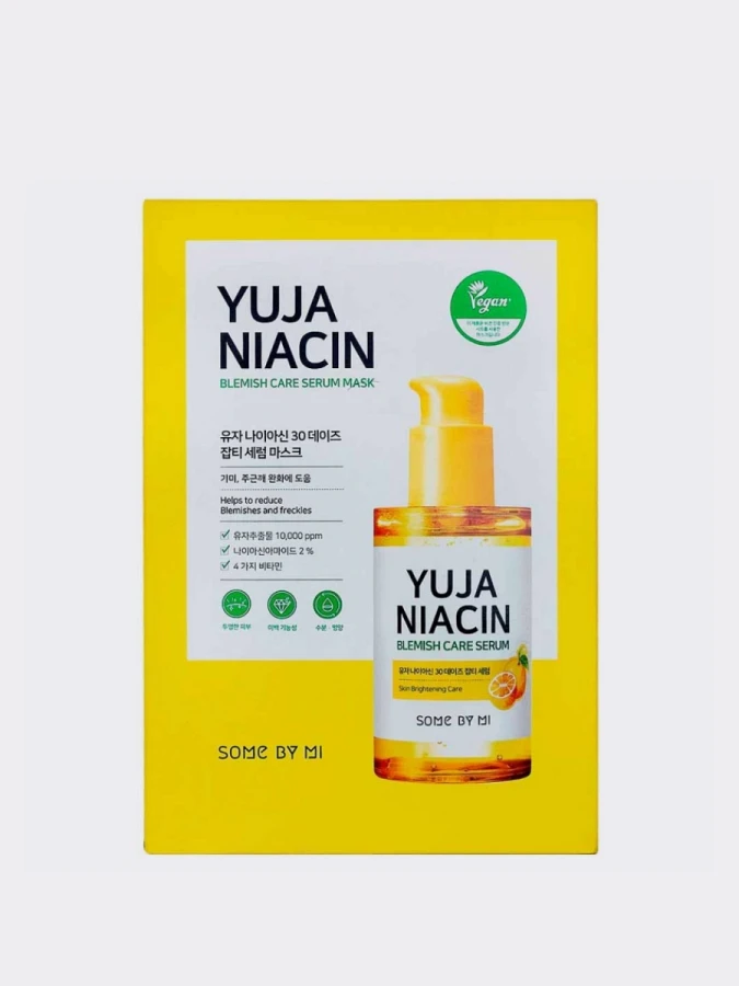 Тканевая маска Some By Mi Yuja Niacin Blemish Care Serum Mask