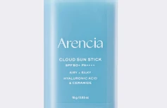 Укрепляющий солнцезащитный стик для лица с ПДРН Arencia Cloud Sun Stick