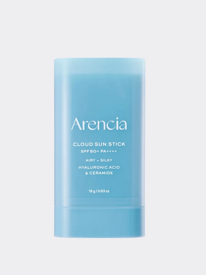 Укрепляющий солнцезащитный стик для лица с ПДРН Arencia Cloud Sun Stick