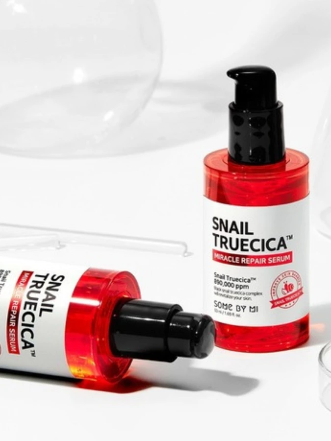 Восстанавливающая сыворотка с муцином чёрной улитки Some By Mi Snail Truecica Miracle Repair Serum